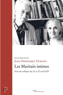 Front cover_Les Maritain intimes