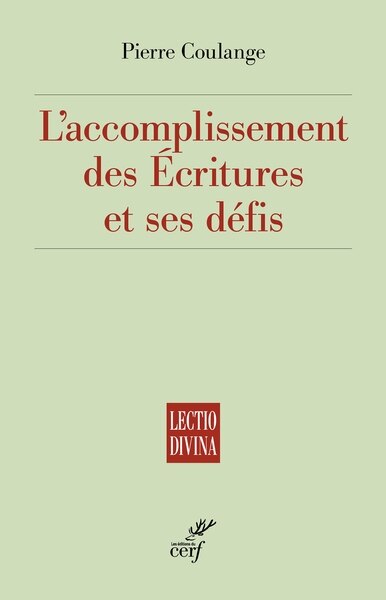 Front cover_L'accomplissement des Ecritures et ses défis