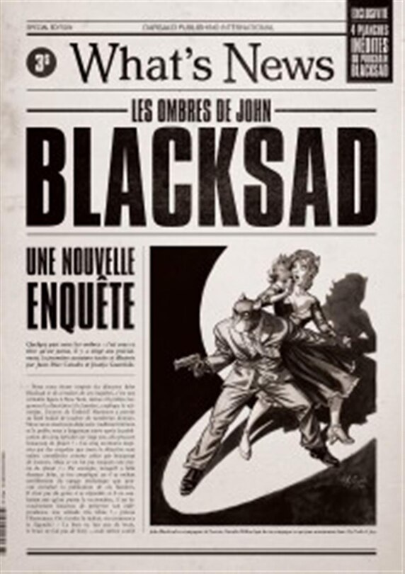 Front cover_What's news : les ombres de John Blacksad