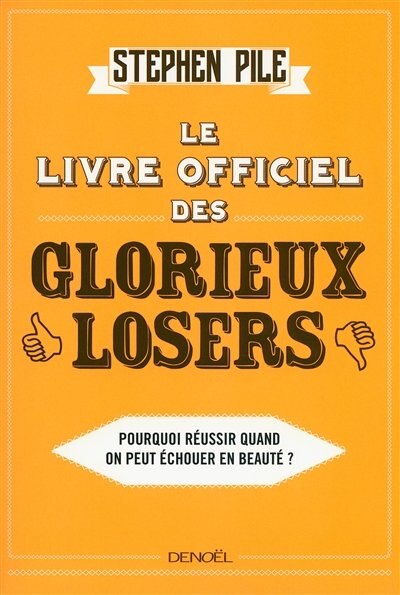 Front cover_Le livre officiel des glorieux losers