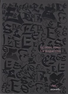 Front cover_LA DISPARITION