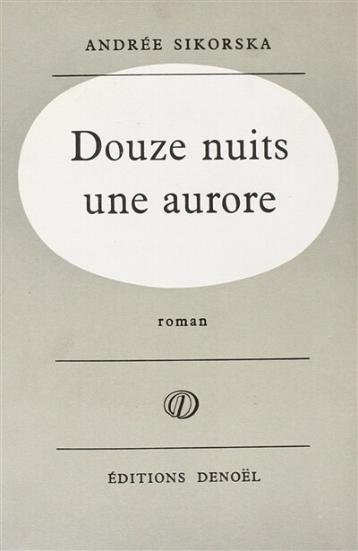 Front cover_Douze nuits, une aurore