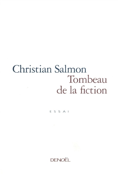 Couverture_Tombeau de la fiction : essai