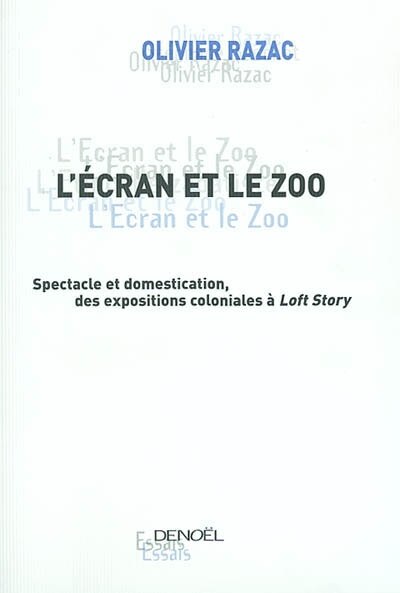 Front cover_L' écran et le zoo