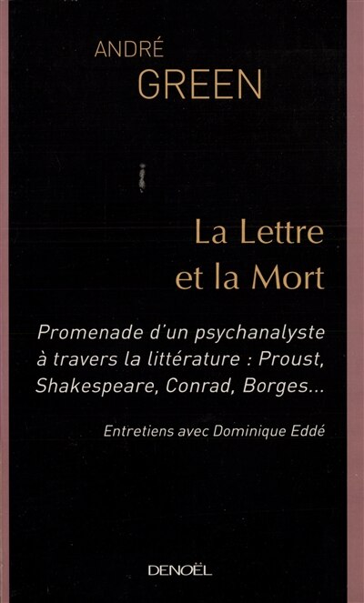 Couverture_La lettre et la mort