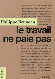 Front cover_Le travail ne paie pas