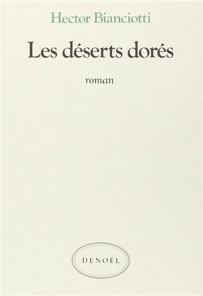 Front cover_Les déserts dorés