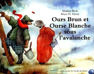 Couverture_Ours brun et Ourse blanche sous l'avalanche