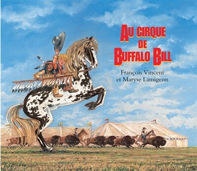 Couverture_Au cirque de Buffalo Bill