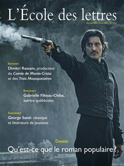 Front cover_L' école des lettres, n°2 (2024). Qu'est-ce que le roman populaire ?