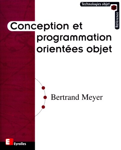 Front cover_Conception et programmation orientées objet