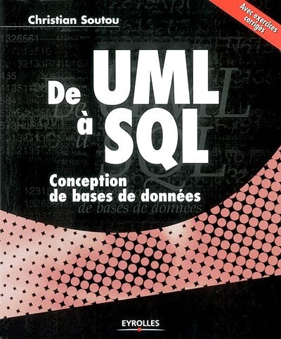 Front cover_De UML &agrave; SQL