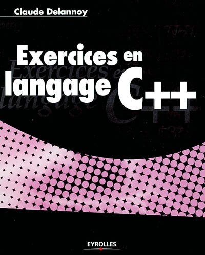 Front cover_Exercices en langage C++