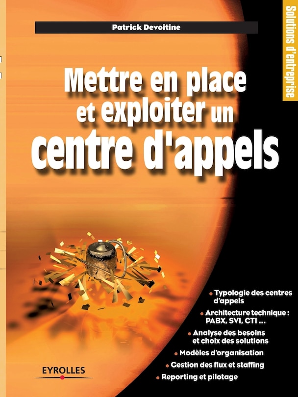 Front cover_Mettre En Place Et Exploiter Un Centre D'appels