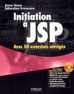 Couverture_Initiation à JSP : avec 50 exercices corrigés