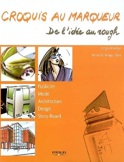 Front cover_Croquis au marqueur : de l'idée au rough