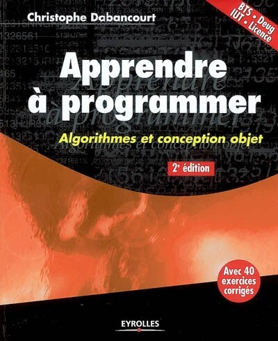 Couverture_Apprendre à programmer