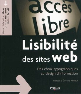 Front cover_Lisibilité des sites Web : des choix typographiques au design d'information