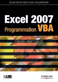 Couverture_Excel 2007, programmation VBA