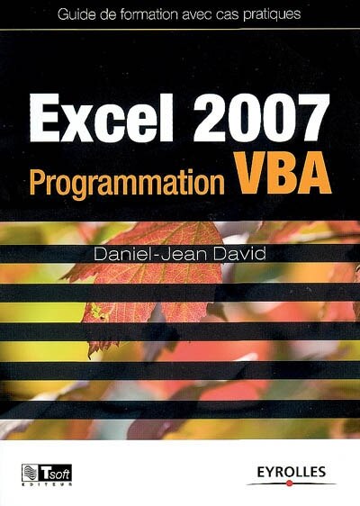 Couverture_Excel 2007, programmation VBA