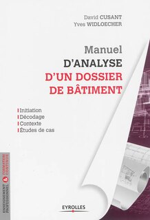 Couverture_Manuel d'analyse d'un dossier de bâtiment