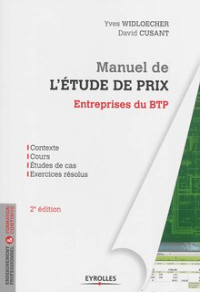 Couverture_Manuel de l'étude de prix