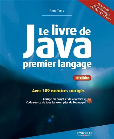 Front cover_Le livre de Java premier langage