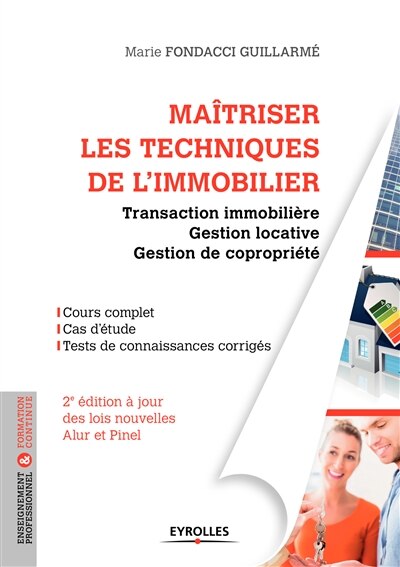 Couverture_Maîtriser les techniques de l'immobilier