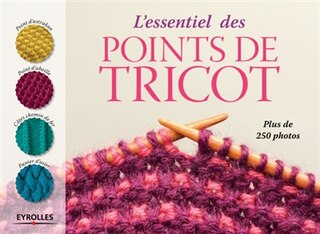 Front cover_L'essentiel des points de tricot
