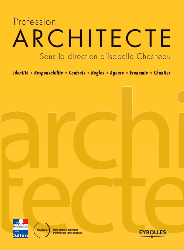 Couverture_Profession architecte