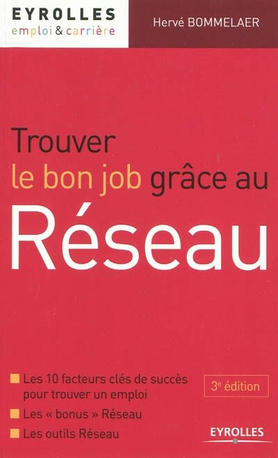 Front cover_Trouver le bon job grâce au Réseau