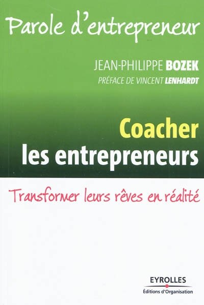 Front cover_Coacher les entrepreneurs : transformer leurs rêves en réalité
