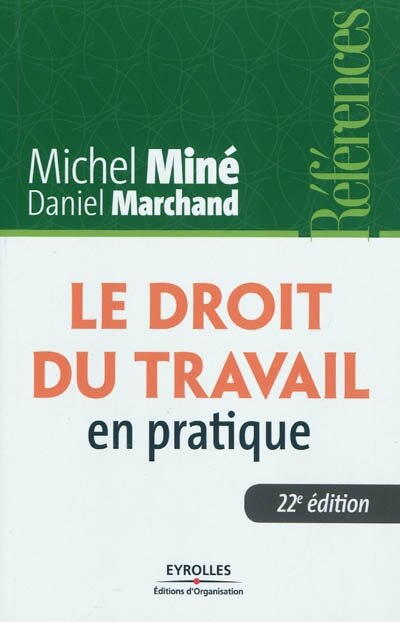 Front cover_Le droit du travail en pratique