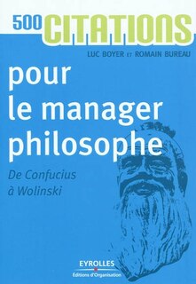 Front cover_500 citations pour le manager philosophe