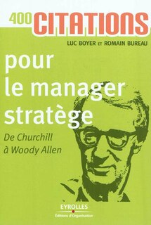 Front cover_400 citations pour le manager stratège