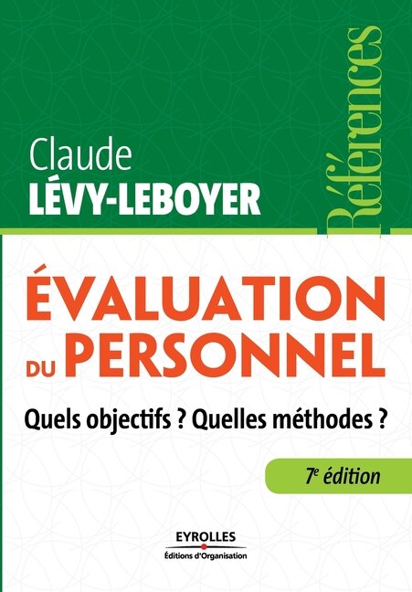 Couverture_Évaluation du personnel : quels objectifs ? Quelles méthodes ?