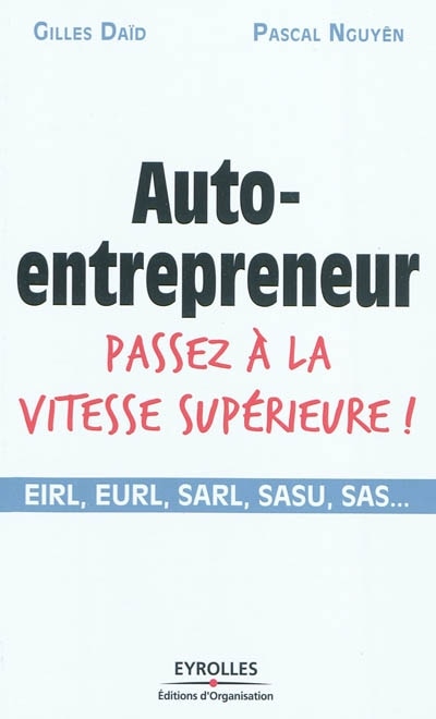 Front cover_Auto-entrepreneur, passez à la vitesse supérieure !