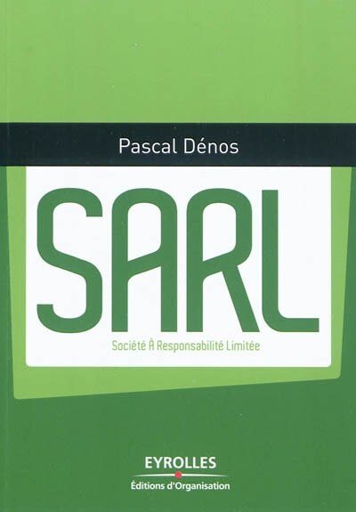 Front cover_SARL : société à responsabilité limitée