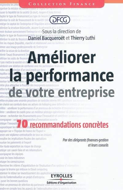 Front cover_Améliorer la performance de votre entreprise