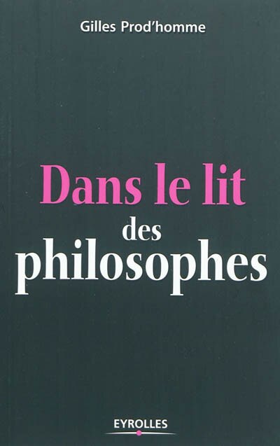Front cover_Dans le lit des philosophes