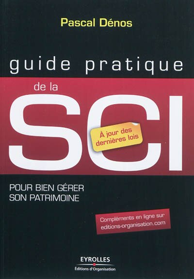 Couverture_Guide pratique de la SCI : pour bien gérer son patrimoine immobilier