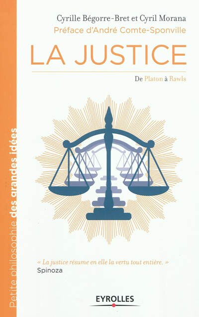 Front cover_La justice : de Platon à Rawls