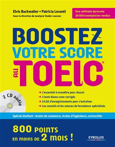 Front cover_Boostez votre score au TOEIC