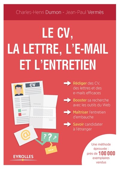 Couverture_Le CV, la lettre, l'e-mail et l'entretien