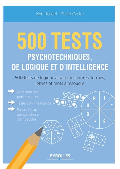Couverture_500 tests psychotechniques, de logique et d'intelligence