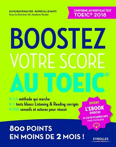 Front cover_Boostez votre score au TOEIC