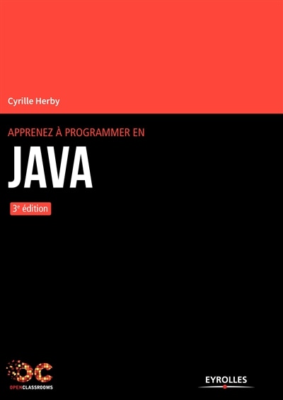 Couverture_Apprenez &agrave; programmer en Java