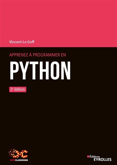 Front cover_Apprenez à programmer en Python