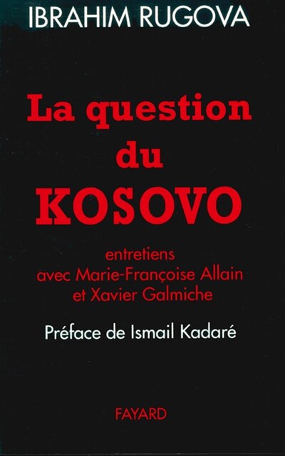 Couverture_La Question du Kosovo