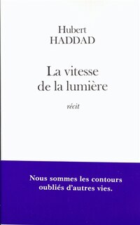 Front cover_La vitesse de la lumière